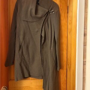 Garnet Hill Gray Wool Coat